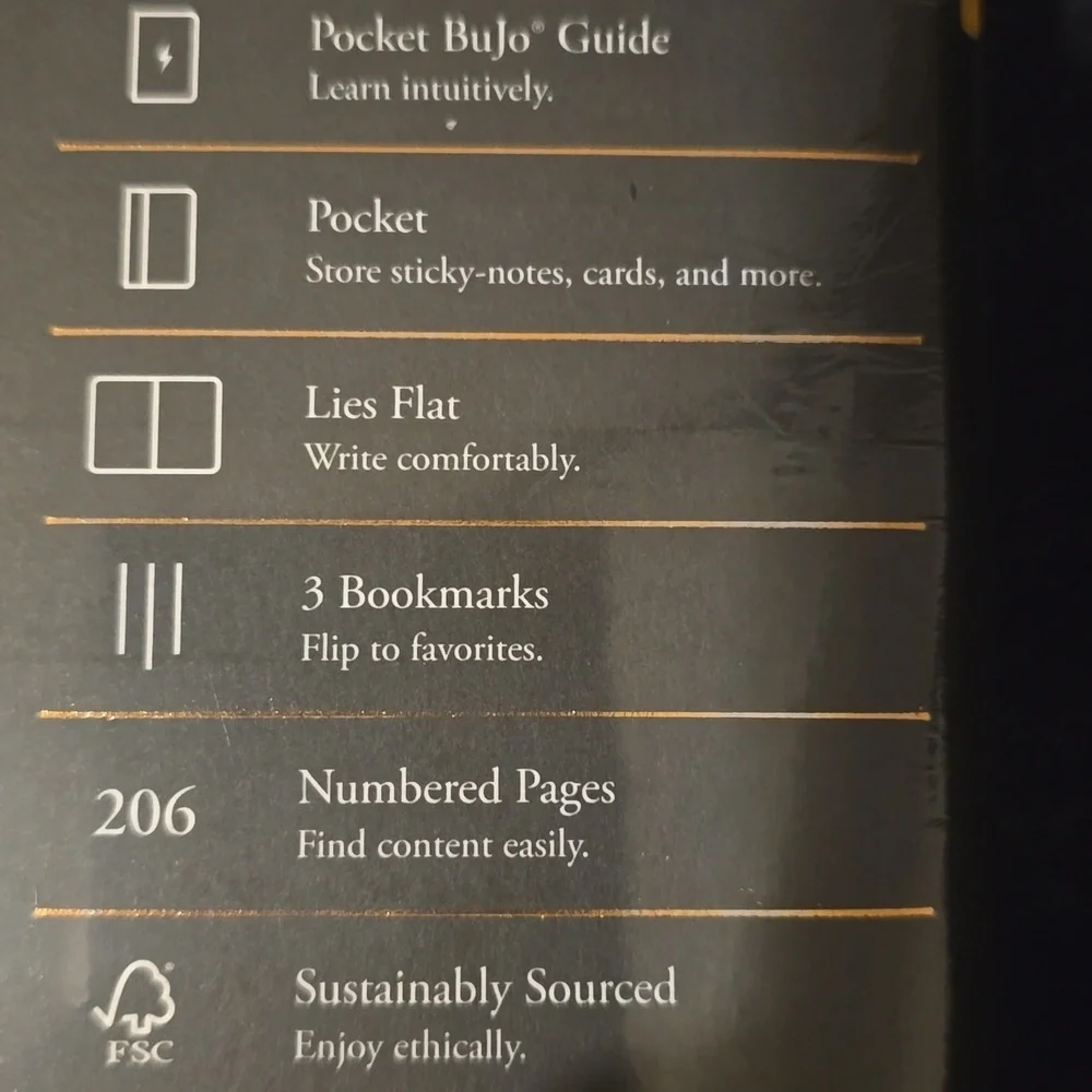 ❤️BUY 5 GET 3 FREE Bullet Journal Edition 2, Black, Retail $31.50US